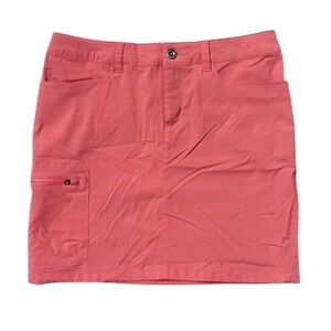 Patagonia Skirt Women 2 Coral Tech Athletic Hike Nylon Stretch Outdoor Quick Dry